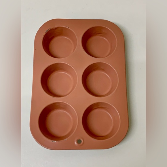 Mid Century Vtg Teflon Coated Aluminum Non Stick Muffin Cupcake Baking Tin - Picture 4 of 11